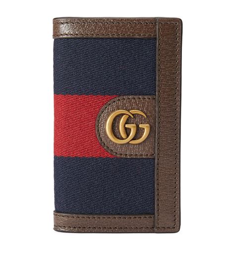 gucci blue web wallet|Gucci canvas wallet.